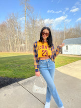 Load image into Gallery viewer, 23 YELLOW JAMES CAVS JERSEY X FLANNEL
