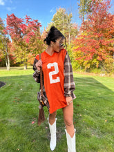 Load image into Gallery viewer, #2 COUCH BROWNS JERSEY X FLANNEL
