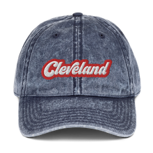 Load image into Gallery viewer, Vintage Denim Cleveland Dad Hat
